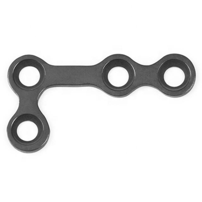 チタニウムのMaxillofacial小型まっすぐなY字型Tはアーク橋版を形づけた