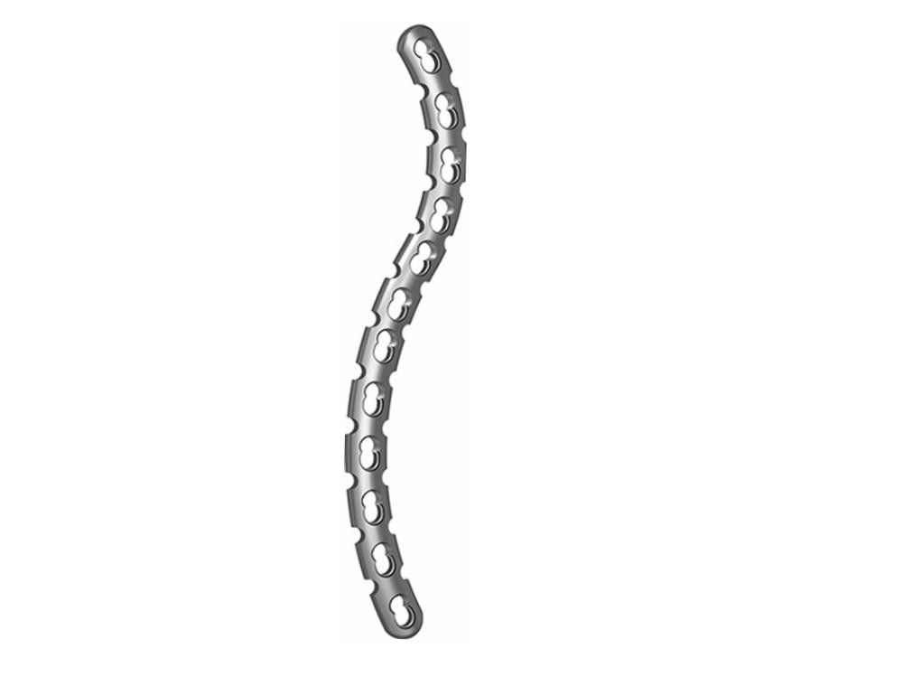 私はチタニウムの遠位鎖骨の錠版に左右のタイプ結合された穴をタイプする